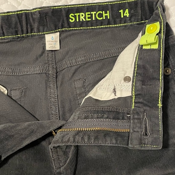 J Crew Boys Corduroy Pants - Gray Size 14 - Picture 10 of 14